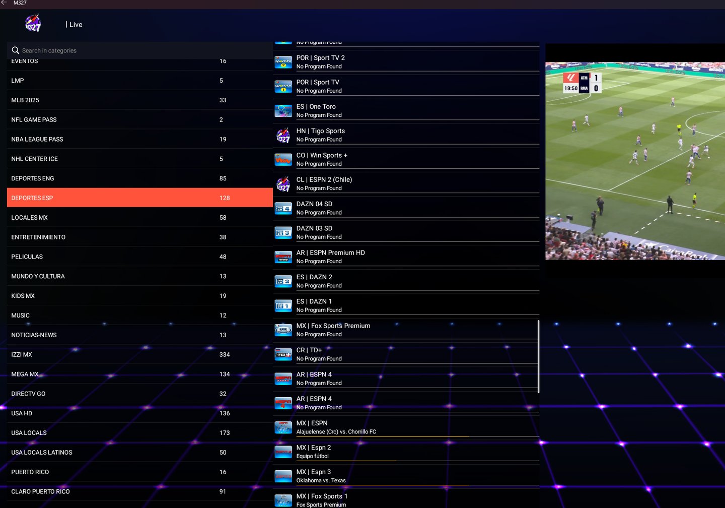 Deportes en Vivo + PPV