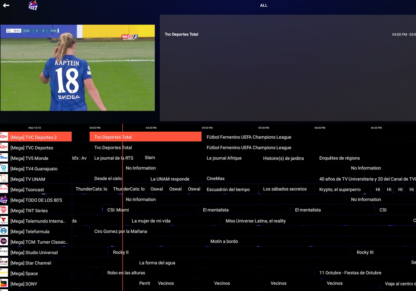 Televisión en Vivo en HD